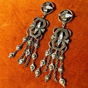 Dannijo | Silver-Toned Metal Drop Earrings